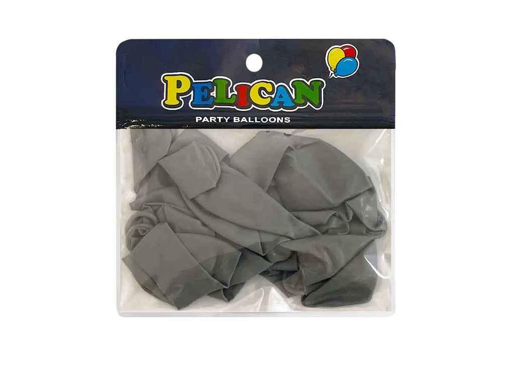 Кульки 10 (25 см) сірий темний вінтажний (10шт/уп) #061 ТМ PELICAN, фото 1