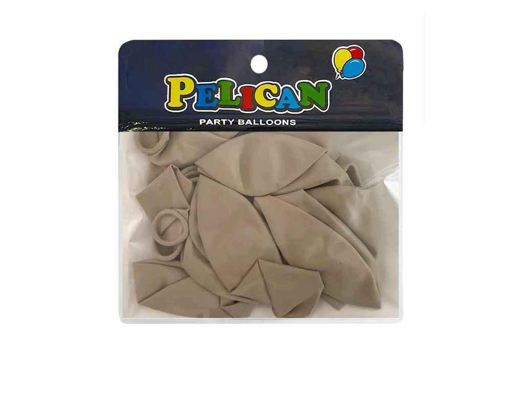 Кульки 10 (25 см) білий пісок вінтажний (10шт/уп) #062 ТМ PELICAN, фото 1