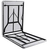 Садовий стіл трансформер розкладний 180x74x74 см для відпочинку на природі Похідний переносний стіл, фото 7