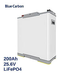 Акумулятор LiFePO4 Blue Carbon 25.6V 200Ah PowerBattery (XBLFSD2420AW 3169) Білий