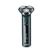 Електробритва VGR V-310, роторна, IPX7, LED display