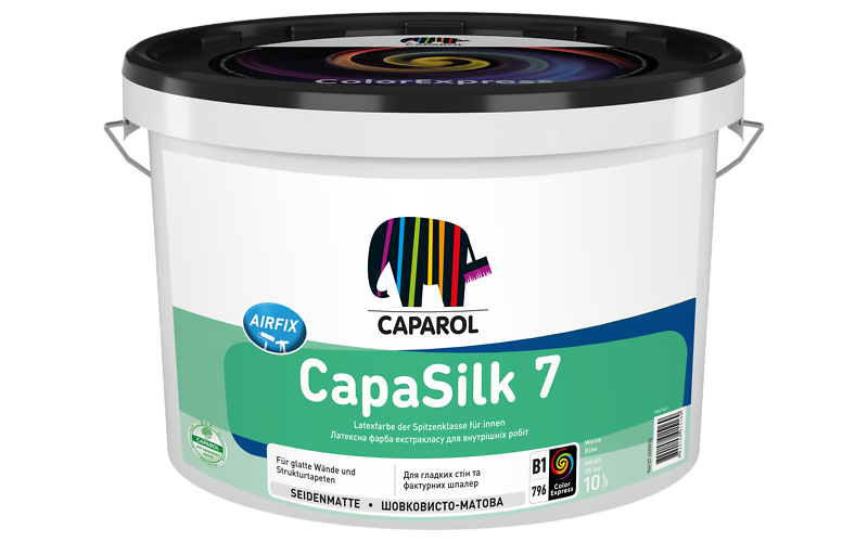 Фарба інтер'єрна латексна шовковисто-матова Caparol CapaSilk 7
