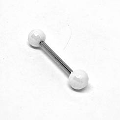 Штанга для язика,мед.сталь кульки акрилу ЦIНА ЗА ШТУКУ