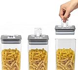 Набір ємностей для сипких продуктів 6 шт. Edenberg EB-18473 Набір контейнерів сипких продуктів із кришкою, фото 4