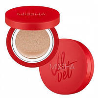 Тональний кушон з матувальним покриттям Missha Velvet Finish Cushion SPF50+/PA+++ ТОН 21, 15g