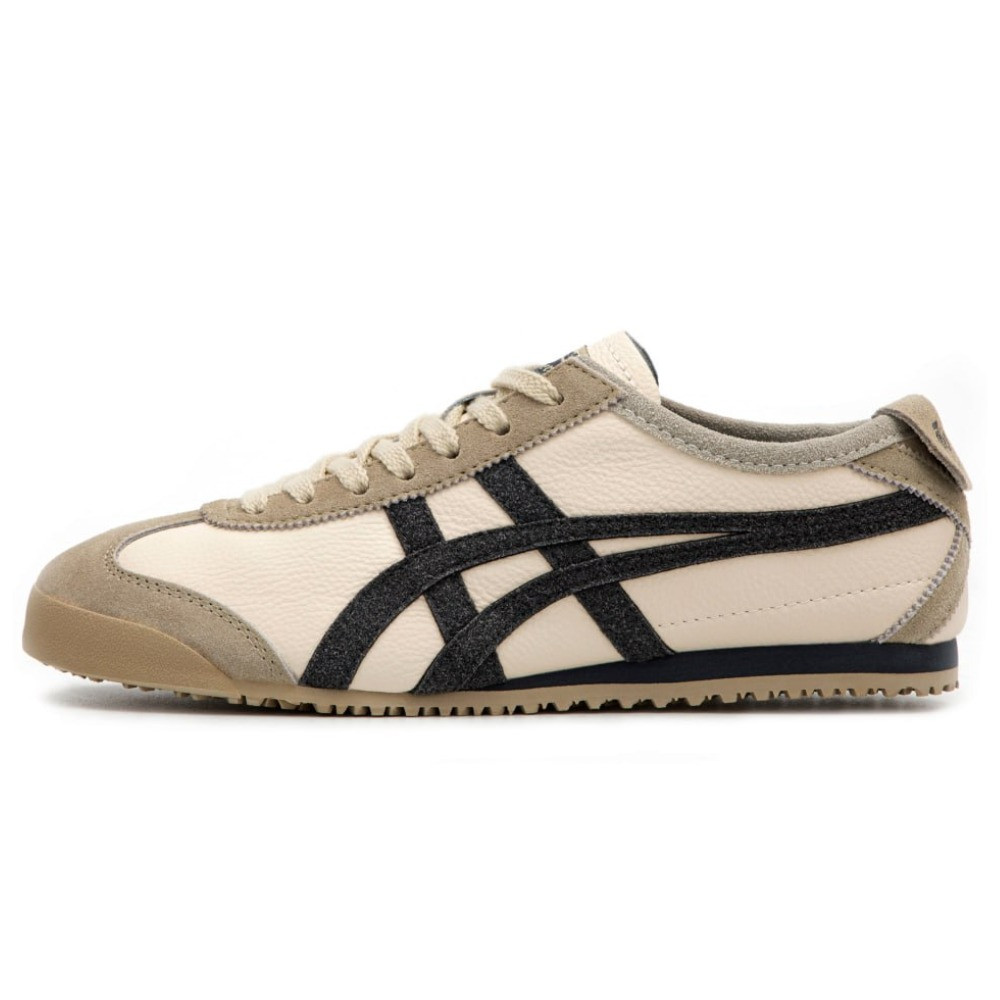 Чоловічі кросівки Asics Onitsuka Tiger Mexico 66 Ivory Black 1183C102-752 Beige шкіряні асікс оніцука мексика