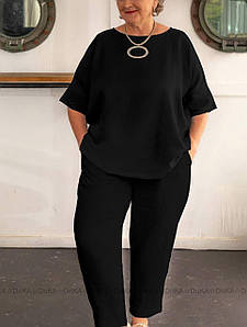 Жіночий літній костюм льняной новинка 2025