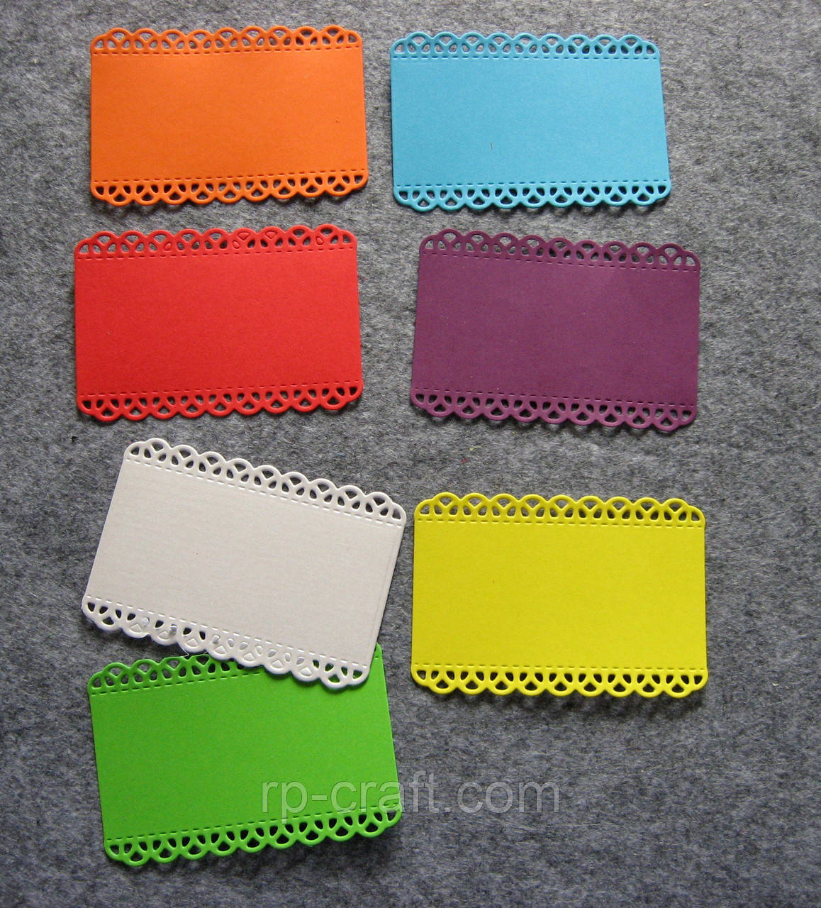 Вирубування з паперу та картону. Мереживо, 55х80 мм, фото 1