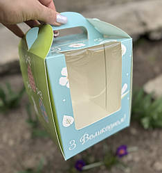 Коробка для пасхи З ВЕЛИКОДНЕМ, 140*140*170 мм