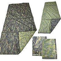 Антитепловізорний тент 2х4 двосторонній Зелений камуфляж / Олива хакі. Захист екран на авто, техніку