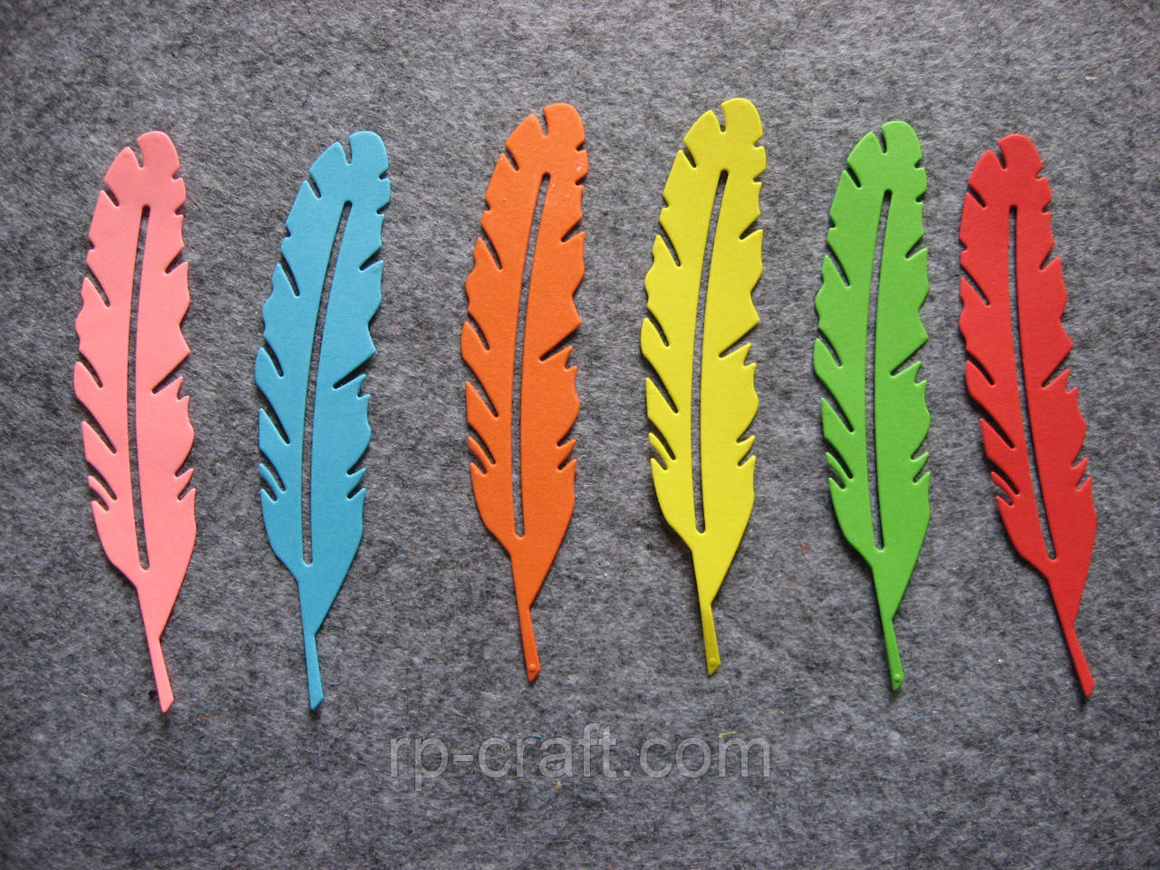 Вирубування з паперу та картону. Перо, 23х113 мм, фото 1