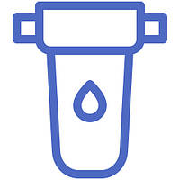 Монтаж магістрального фільтра-колби