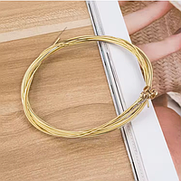 Комплект мідних струн для акустичної гітари, 6 штук, жовті, зі сталевою серцевиною теплий звук і просте встановлення