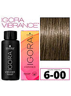 Краска для волос Igora Vibrance 6-00 інтенсивний натуральний темно-русявий 60 мл