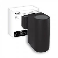 Архітектурний накладний світильник Feron DH015 GU10 під лампу чорний