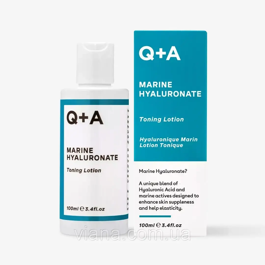 Зволожувальний тонер Q+A Marina Hyaluronic Toning Lotion 100 мл
