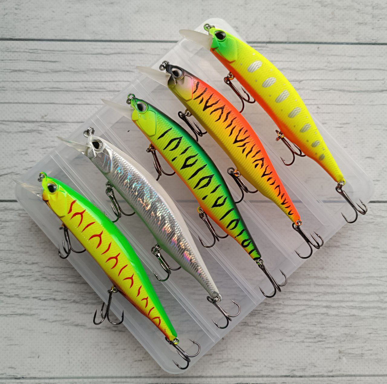 Воблер міноу REALIS JerkBait 110SP 110мм 16,2гр Набір 5шт в коробці