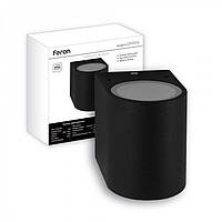 Архітектурний накладний світильник Feron DH014 GU10 під лампу чорний