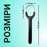 Чистка для язика, щітка для чищення язика, язикочистка, лопатка для чищення язика (304), фото 6