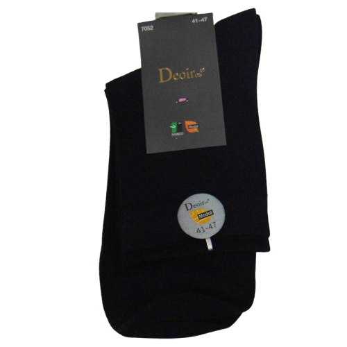 Чоловічі шкарпетки однотонні Deoiros 41-47 сині 7052, фото 1