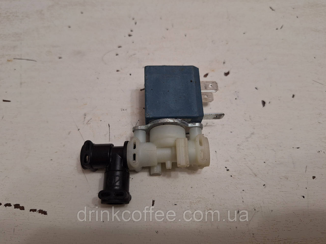 Соленоїдний клапан 2-х ход для кавоварки Delonghi ECAM 26.455.MB_4 PrimaDonna S б/у РОБОЧИЙ!