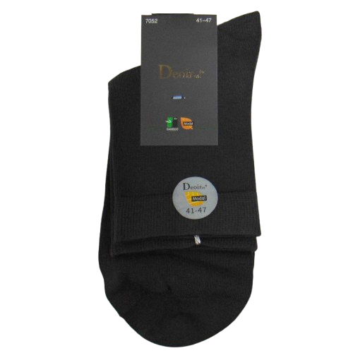 Чоловічі шкарпетки однотонні Deoiros 41-47 темно-сірі 7052, фото 1