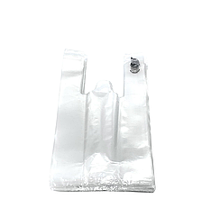 Пакет прозорий з ручкою з лого 25*38,5 50 мк 100шт/уп