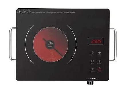 Інфрачервона одноконфорочна електрична плита Kingberg KB-2058 Fm