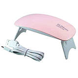 Лампа для манікюру та педикюру LED+UV (лампа для сушки гель-лака) SUN 6 Вт, фото 6