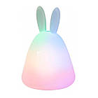 Нічник LEDVANCE Nightlux Touch LED Rabbit USB RGBW 2,5 Вт білий (4058075602113), фото 3