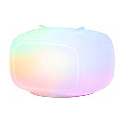 Нічник LEDVANCE Nightlux Touch LED Retro TV USB RGBW 2,5 Вт білий (4058075602137)