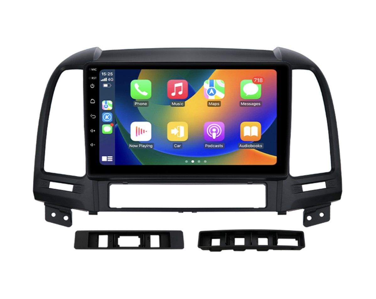 Магнітола для Hyundai Santa Fe 2006-2012 (4/64 ГБ) на Android | QLED-екран, GPS, Bluetooth та 4G