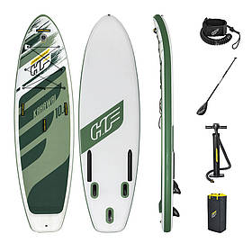 Дошка для SUP серфінгу BESTWAY SUP-БОРД 65308 Зелена (310-86-15 см) | Надувна дошка для серфінгу