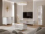 Набір меблів для вітальні Aurora Gloss (білий глянець / золотий), фото 2