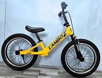Велобіг "CORSO LAMBO"  LB-16507  сталева рама ручне гальмо колеса надувні 16’’