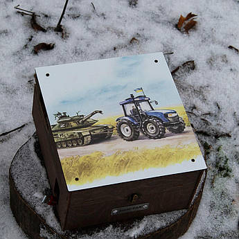 Наливатор алкогольний на 4 чарки (УФ-друк)