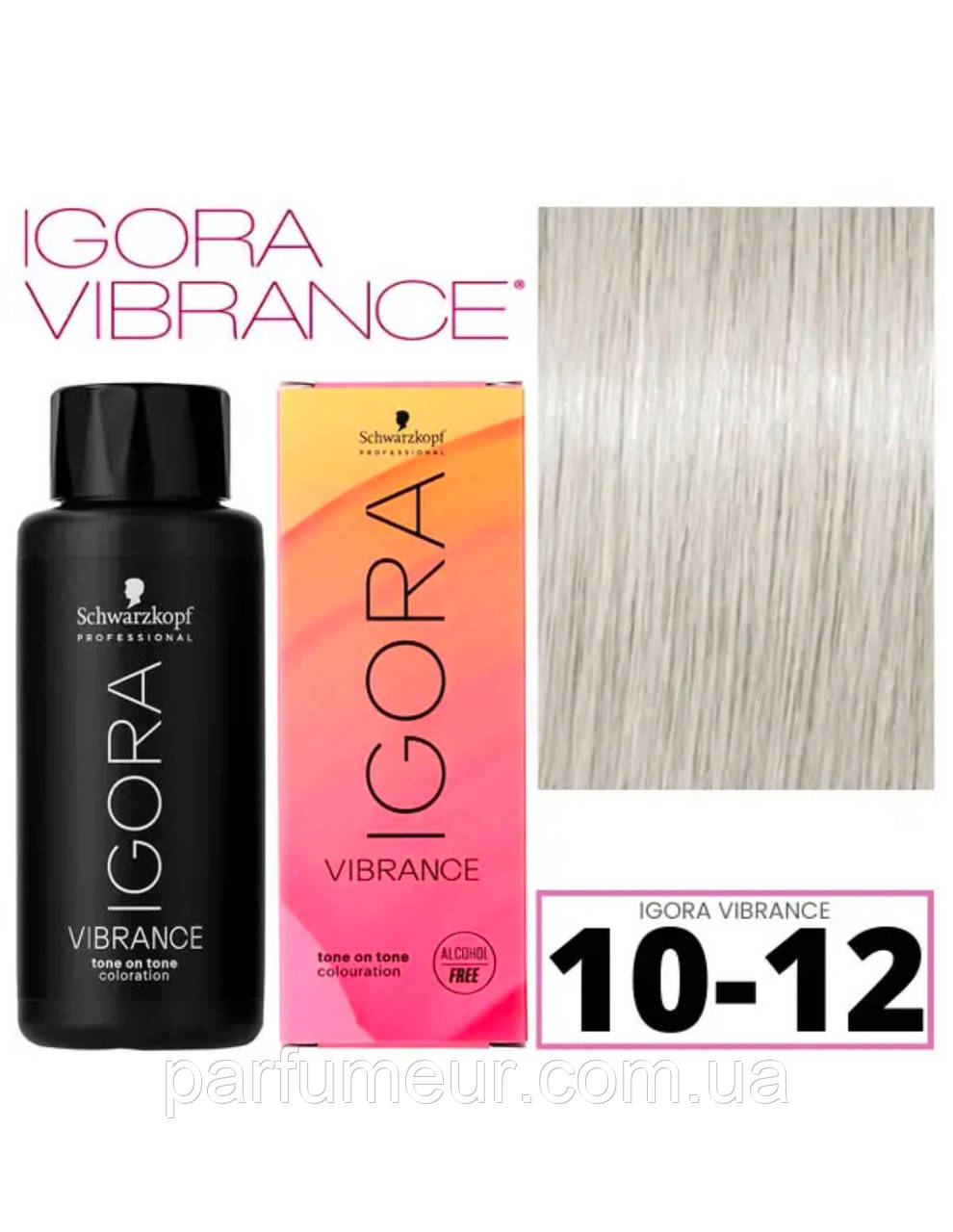 Краска для волос Igora Vibrance 10-12 світлий блонд сандре попелястий 60 мл, фото 1