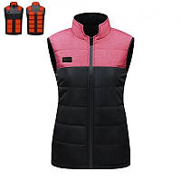 Женская жилетка Электрический жилет с подогревом на молнии с 21 зоной нагрева Размер L,XL.