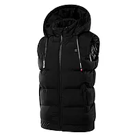 Жилет із підігрівом для чоловіків Терможилет з підігрівом з капюшоном та коміром, 9 зон обігріву, 3 режими температури  L, XL