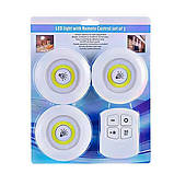 Комплект настінних світильників Light with Remote Control Setс зручним керуванням від пульта (3 світильники), фото 5