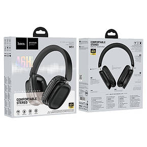 Навушники бездротові Bluetooth Hoco W51 Black, фото 4
