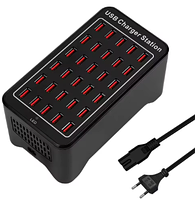 Універсальна багатопортова USB-зарядна станція 150W, 30 портів