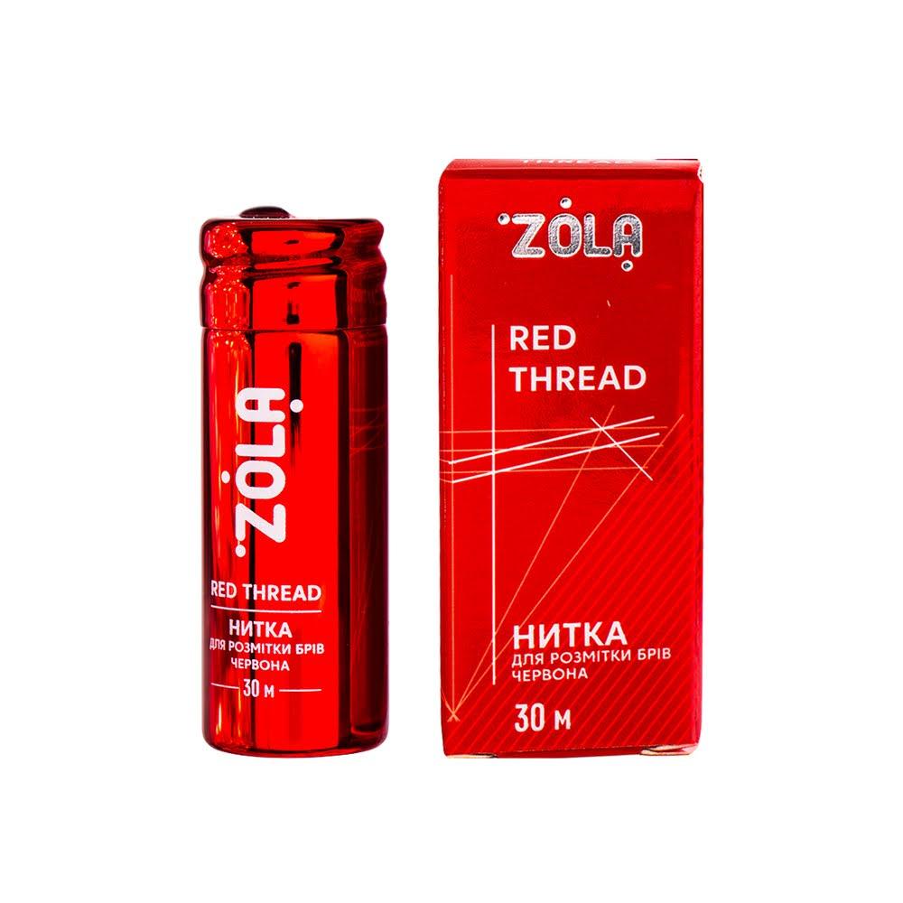 Нитка Zola (30метрів, червона) для розмітки брів