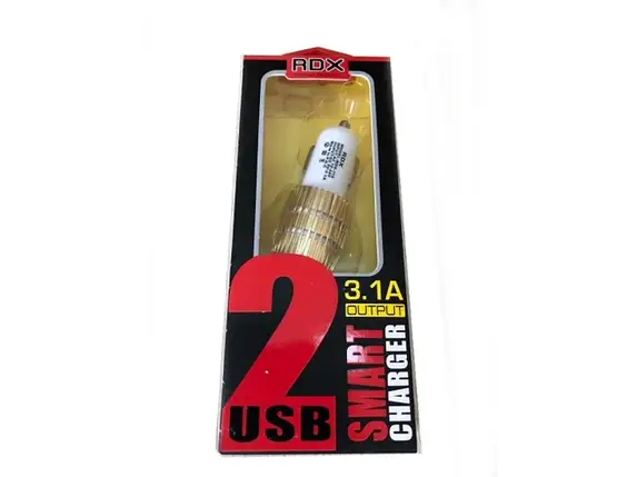 Автомобільна зарядка Reddax RDX-113 2USB, фото 1