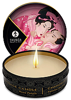 Масажна свічка з феромонами Shunga Mini Massage Candle Roses