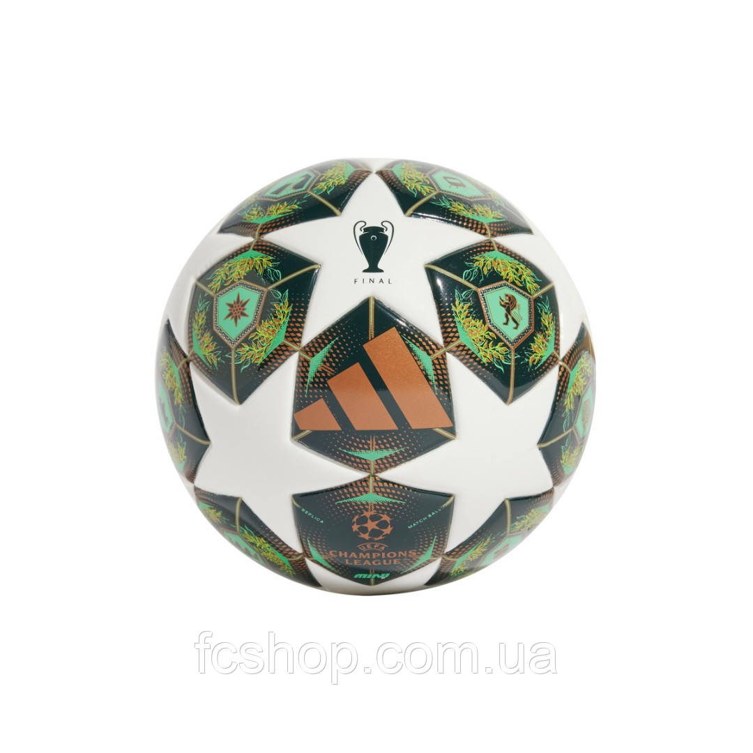 М'яч сувенірний Adidas UCL Mini JH1292, Зелений, Розмір (EU) — 0-1