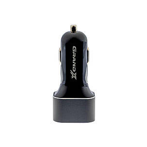 Автомобільний зарядний пристрій Grand-X CH-29 PD 3.0, Quick Charge QС3.0, 1 TypeC, 1 USB, фото 3