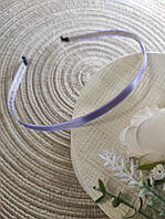 Основа для обруча металева 0.7 см. з Бузковою атласною стрічкою