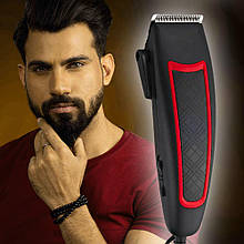 Професійна машинка для стрижки волосся Maestro MR-657C-RED з насадками (235)