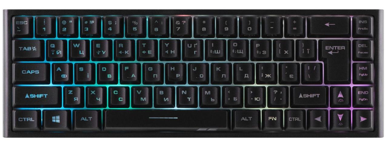 Клавіатура 2E KG360 RGB Gaming black (2E-KG360UBK) UA